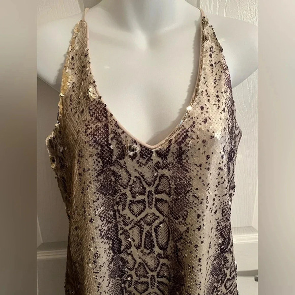 Maven West Python Sequin‎ Tank Top size XS NWT - Picture 3 of 10